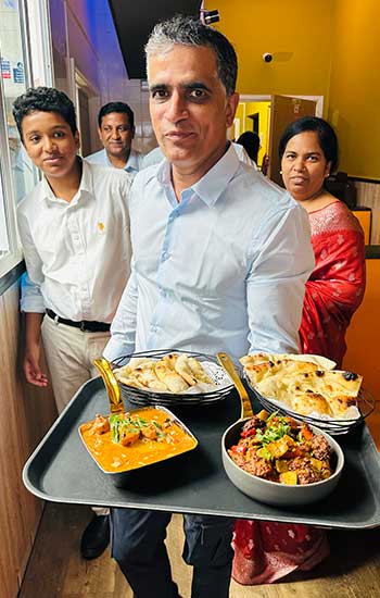 authentic Indian street food